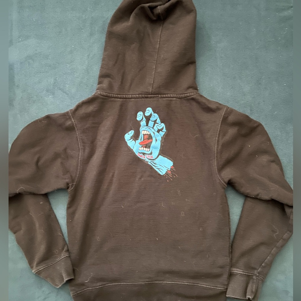 Iconic Santa Cruz Screaming Hands Hoodie Youth Small